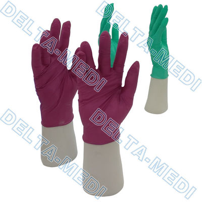 Голубые Ambidextrous устранимые хирургические перчатки для здравоохранения зубоврачебного