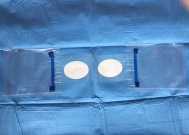 Хирургическое глаза офтальмическое стерильное устранимое задрапировывает алкоголь устойчивый с 2 отверстиями и мешками